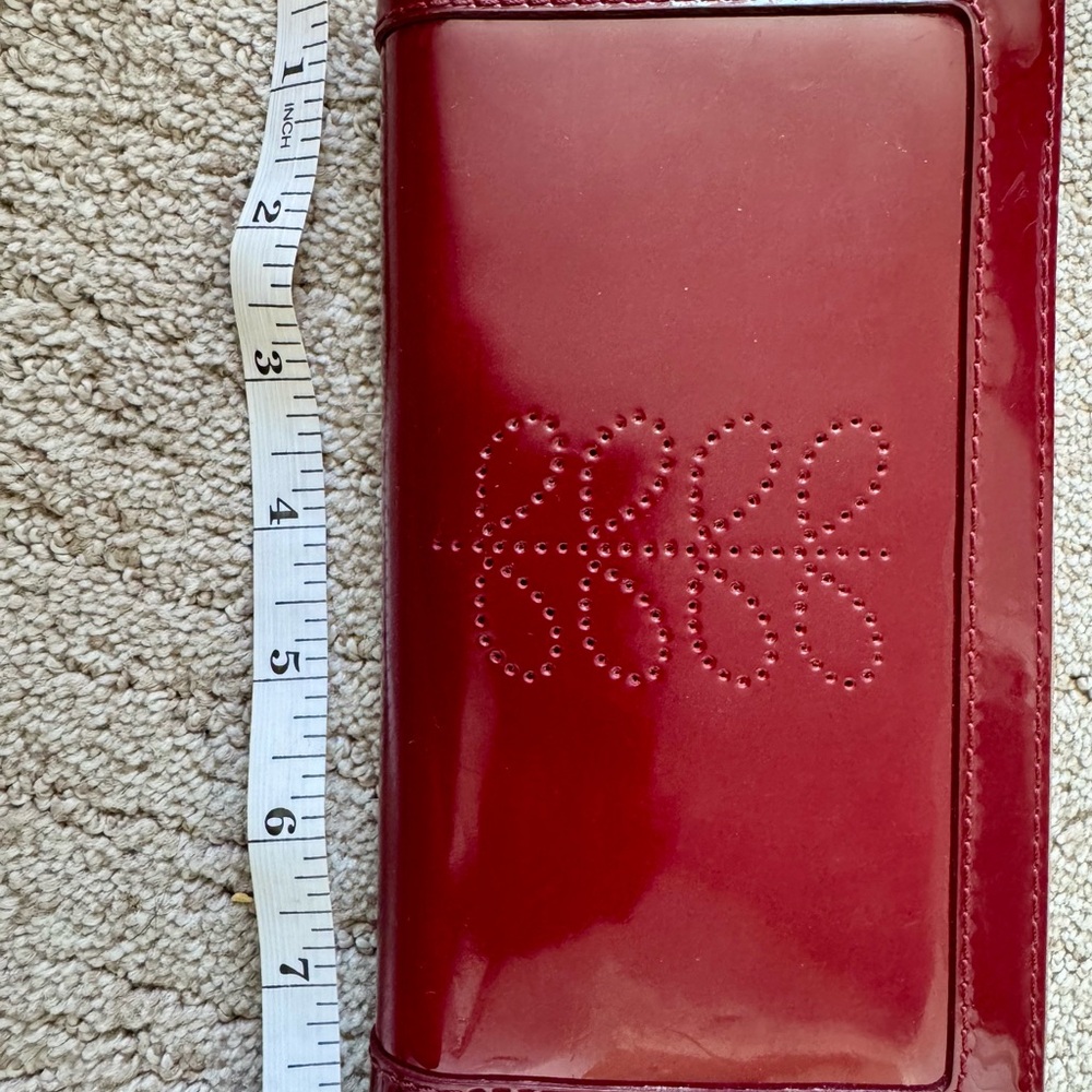 Orla Kiley Red Leather  Wallet - Picture 8 of 9